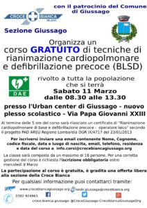 Corso gratuito PAD Giussago ed. 2