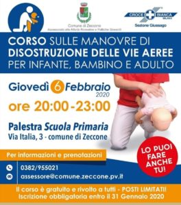 Corso disostruzione Zeccone